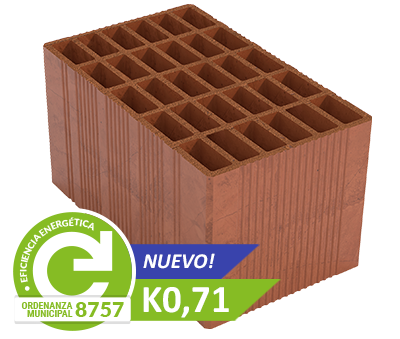 ladrillo portante P20 Térmico